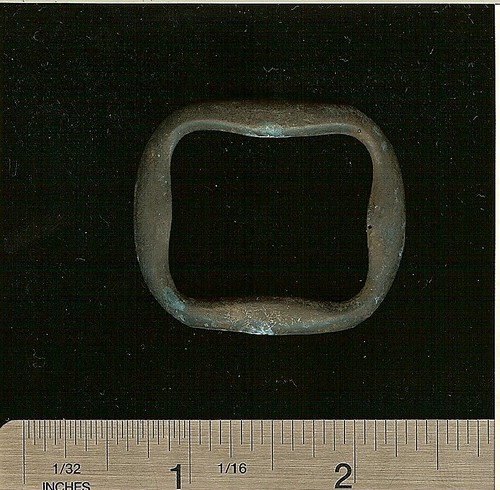 Brass Knee Buckle, salvaged from the Nuestra Señora del 